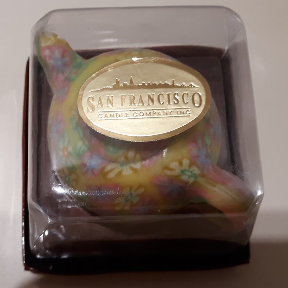 NIP VINTAGE SAN FRANCISCO CANDLE CO TEAPOT CANDLE